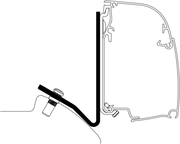 Thule Awning Adapter for Omnistor 5200, Sprinter Lift Roof