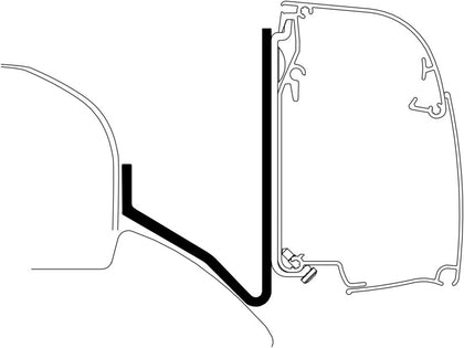 Thule Awning Adapter for Omnistor 5200, Sprinter Elan Lift Roof