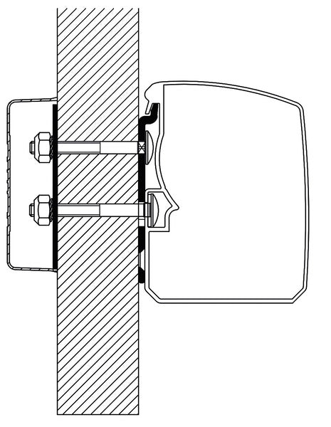 THULE Thule awning 3200, Flat Wall adapter - 42688 | Stahlor image 1