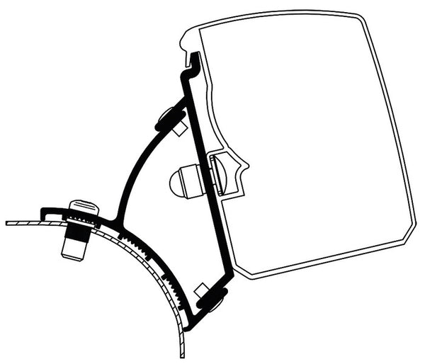 THULE Thule awning 3200, Adapter VW T5/T6 Minivan Fixed LHD - 42690 | Stahlor image 1