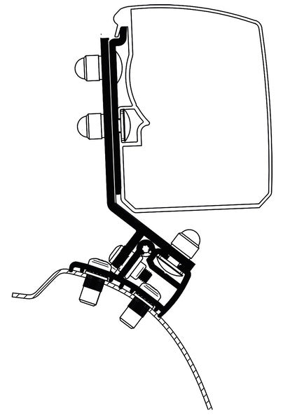 THULE Awning adapter T 3200 - PSA Minivan Fixed LHD from 2016 - 42693 | Stahlor image 1