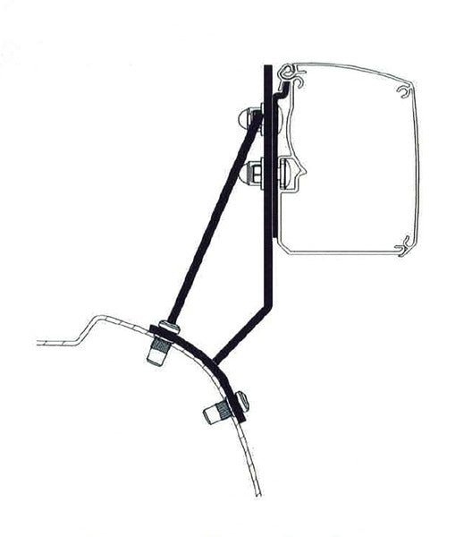 Awning adapter for Thule wall awnings TO 3200 UK