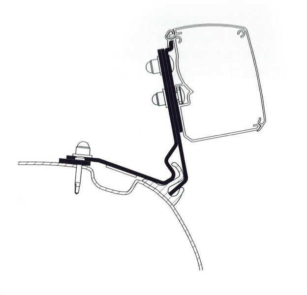 Thule Awning Adapter T3200 for Citroën Holidays, Pack Max