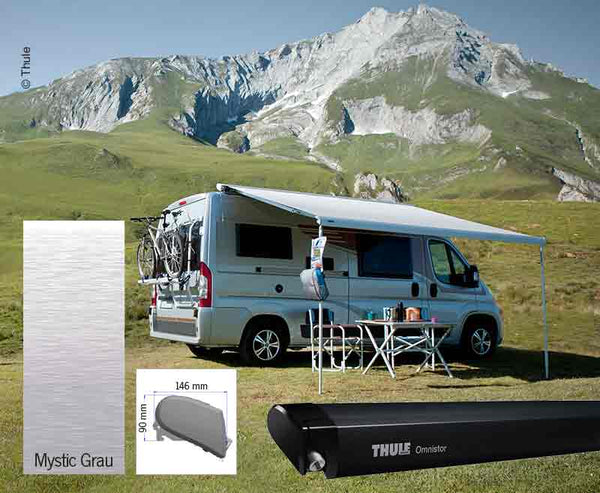 THULE Awning set Omnistor 6300 3,75m, housing anthracite, caps: black - 428076 | Stahlor image 1