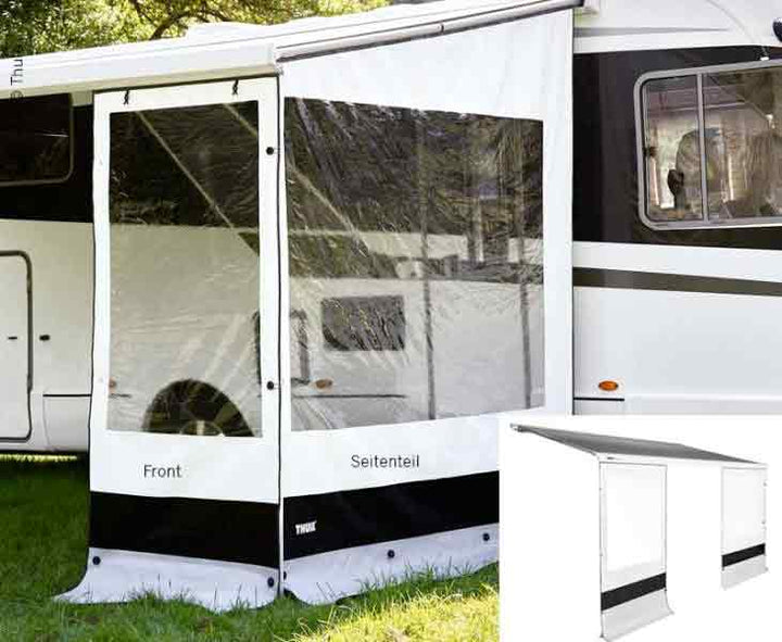 Thule RainBlocker SET, 2 parts with 127cm, height 185cm, front panel