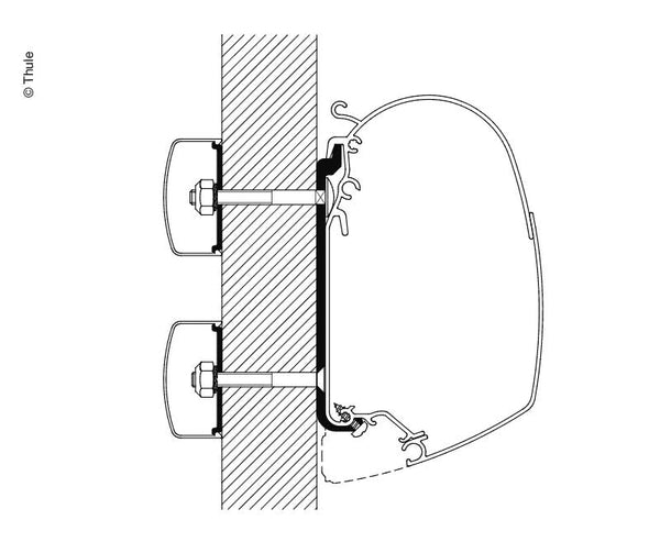 Thule Adapter Fiat 3,5 m - 430418 | Stahlor image 1