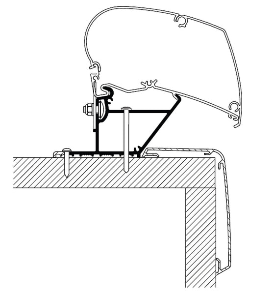 Thule Ducato H2 Lift Roof Adapter - 430608 | Stahlor image 1
