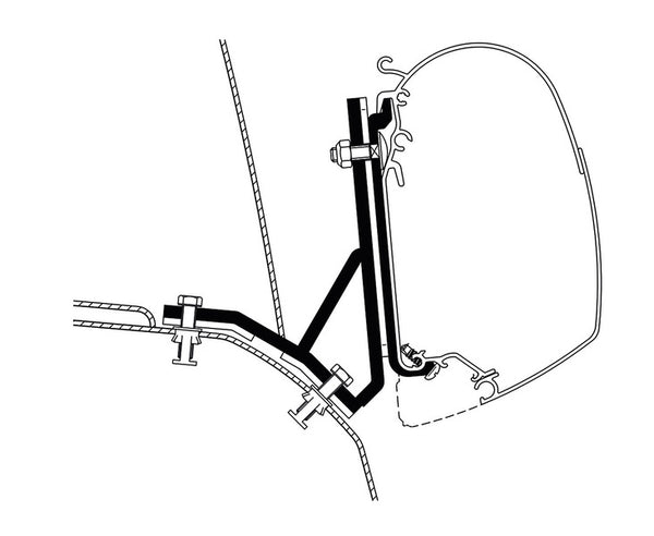 THULE Awning attachment for Thule Omnistor wall awning series 5 - 430631 | Stahlor image 1