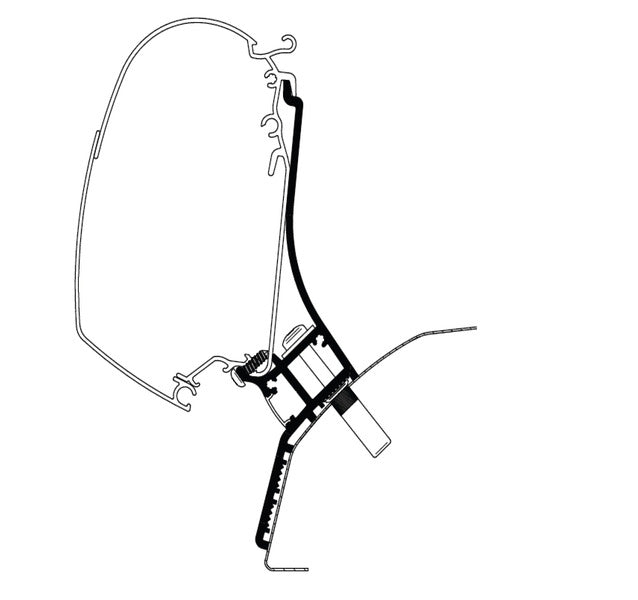 Ducato H2 Lift Roof Adapter