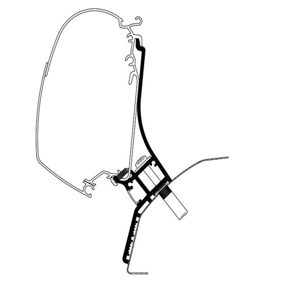 Thule Ducato H2 Lift Roof Adapter - 430639 | Stahlor image 1