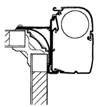 Thule Omnistor awning adapter for Adria partly integrated - 43071 | Stahlor image 1