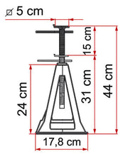 FIAMM Support frame set for caravan plastic 4er Set - 43155 | Stahlor image 2