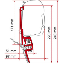 FIAMM Adapter for Reimo Multirail T4 or Brandrup gutter - 433201 | Stahlor image 2