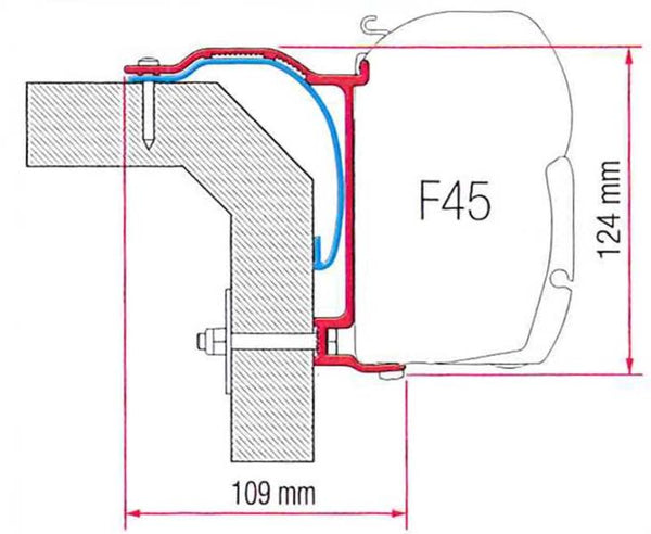 Fiamma Adapter Fiamma Kit Laika X - 433354 | Stahlor image 1