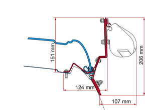 Fiamma awning adapter for awning F35 Pro - 433413 | Stahlor image 1
