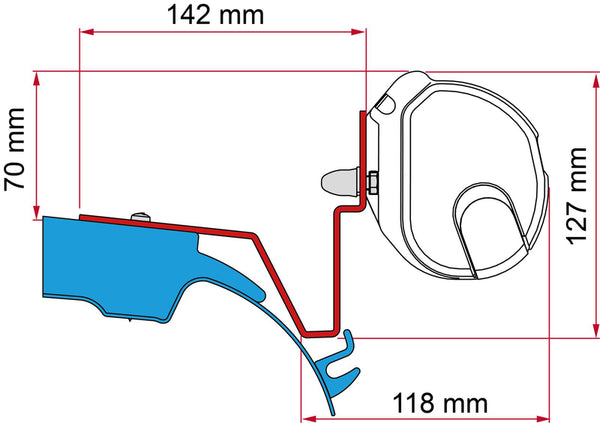 FIAMM Adapter M.Vito Westfalia - 433501 | Stahlor image 1