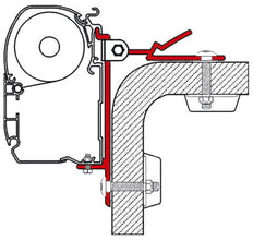 FIAMM Adapter for F45i / F45iL nonstandard-mounting - 43367 | Stahlor image 1