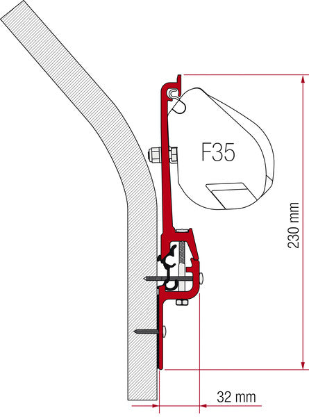 FIAMM Adapter F35 Eriba Touring - 43366 | Stahlor image 1