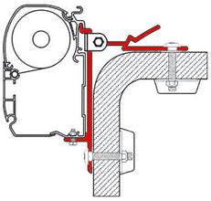 FIAMM Adapter for F45i / F45iL nonstandard-mounting - 43367 | Stahlor image 2