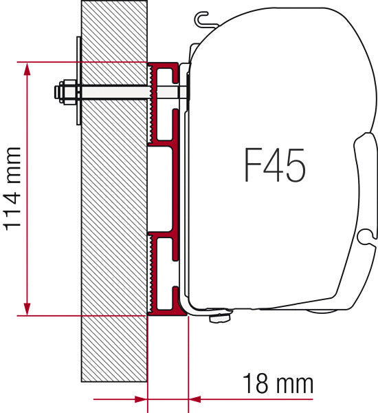 Adapter for F45i/F45iL nonstandard-mounting
