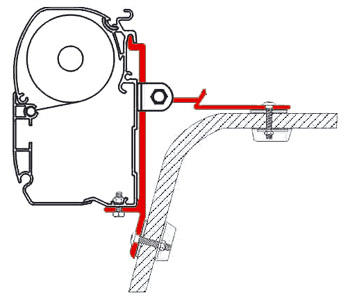 Adapter for F45i/F45iL nonstandard-mounting