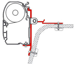 FIAMM Adapter for F45i/F45iL nonstandard-mounting - 43373 | Stahlor image 1