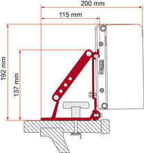 Fiamma Adapter F1/F45/F35/F50/F55 for roof racks - 43398 | Stahlor image 2