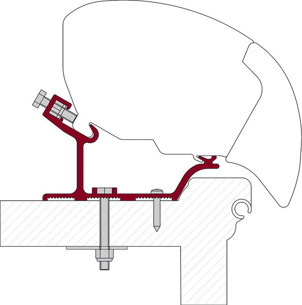 Adapter for Fiamma roof awnings F65, F65S and F65L