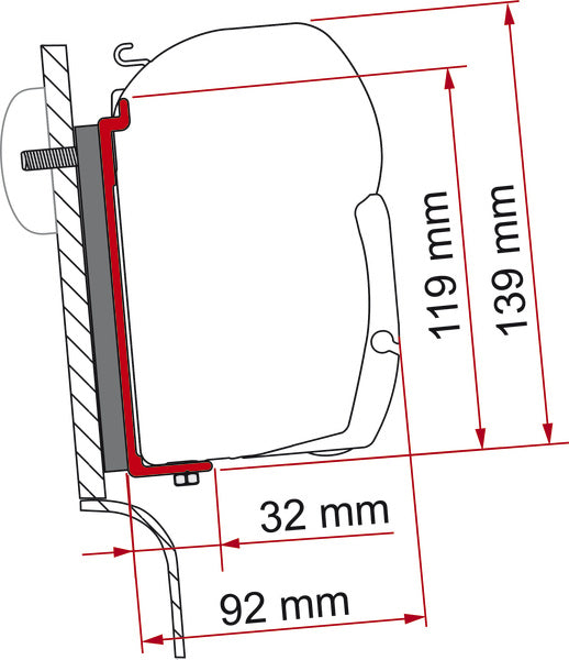 Adapter for F45i/F45iL Westfalia