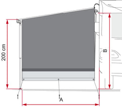 Fiamma Seitenwand f.F45/F80s - 434921 | Stahlor image 1