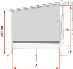 FIAMM Sun View Side 230cm - 434922 | Stahlor image 1