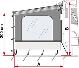 Fiamma Side W - side part for awning Caravanstore/F35 - 434981 | Stahlor image 2