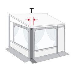 Fiamma Erweit.Front T5/Van 25 cm - 435314 | Stahlor image 1