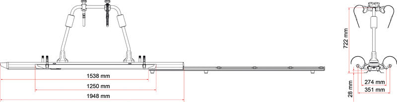 Fiamma Carry Bike Garage Slide - 436802 | Stahlor image 1