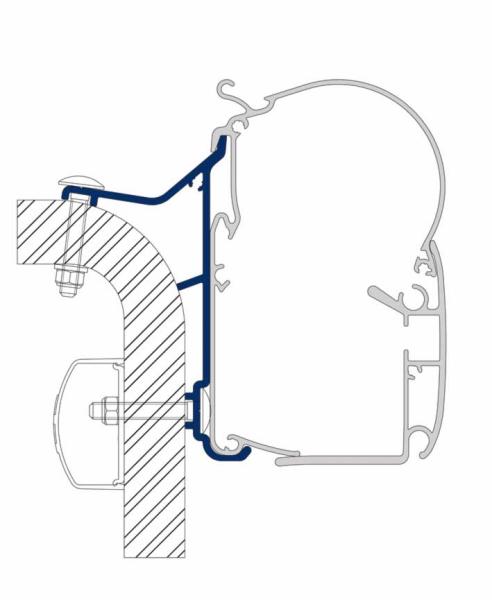 DOMET Adapter for Prostor 500, 4 single slabs, Hymer, Eriba - 438761 | Stahlor image 1