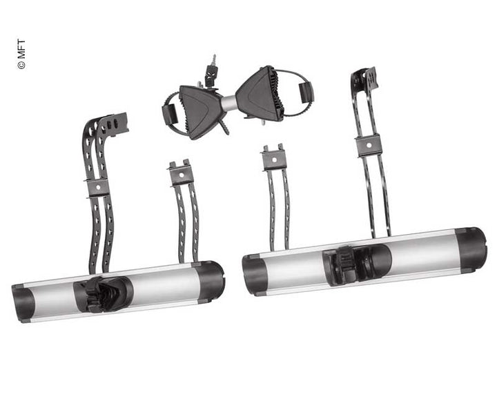 Extension for BackPower bicycle rack for trailer coupling, 4th wheel
