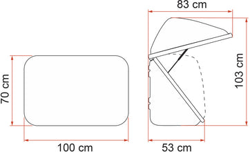 Fiamma Luggage box for bicycle carrier - Ultra Box 320 - 44022 | Stahlor image 4