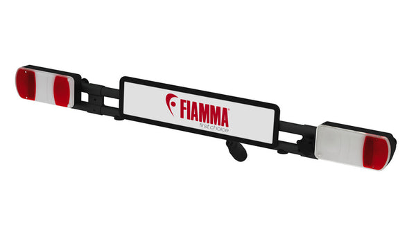 Fiamma Licence Plate Carrier Aluminum License Plate Lights, Black - 440373 | Stahlor image 1