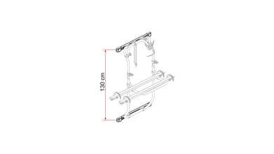 Fiamma Fixing profile Kit Bars DJ Ducato from 2006 - Silver - 440476 | Stahlor image 2
