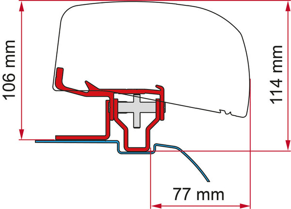 FIAMM Adapt.f.F40van NV200 - 440619 | Stahlor image 1