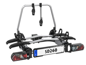 EUFAB SD 260 hinged door carrier for 2 bicycles - 440625 | Stahlor image 1