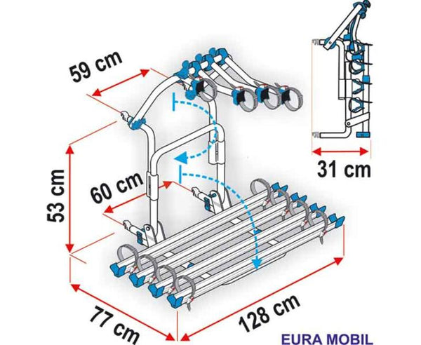 FIAMM Additional rail Rail Quick 128 Blue - 440711 | Stahlor image 1