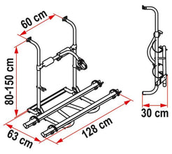 Fiamma Rear carrier Carry Bike UL for 2 bicycles - 44073 | Stahlor image 3