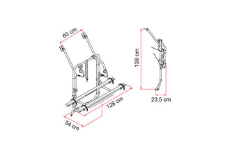 FIAMM Bicycle rack tailgate VW T4 Carry Bike - Pro - 440840 | Stahlor image 3