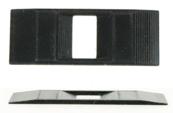 FAWO Addflex Sliding Door Stopper with 3M Tape, Black, 4 pcs