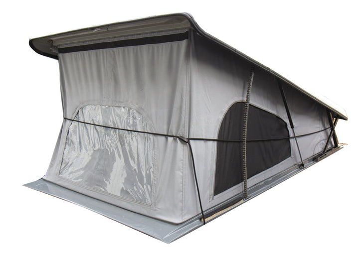 Tent bellows clamping rubber with quick release
