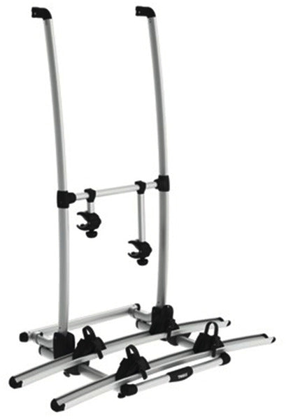 Aluminum rear carrier Excellent Standard black, suitable for e-bikes, 2 wheels