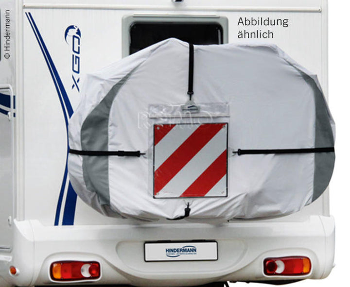 Bicycle protective cover for rear bicycle carrier