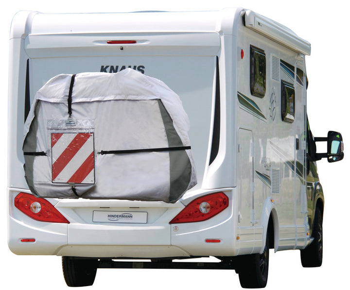 Bicycle protective cover for rear bicycle carrier