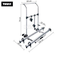 THULE Alu-rear carrier Omni-Bike Sport G2 W150 Hobby Caravan for 2 bikes - 44299 | Stahlor image 2